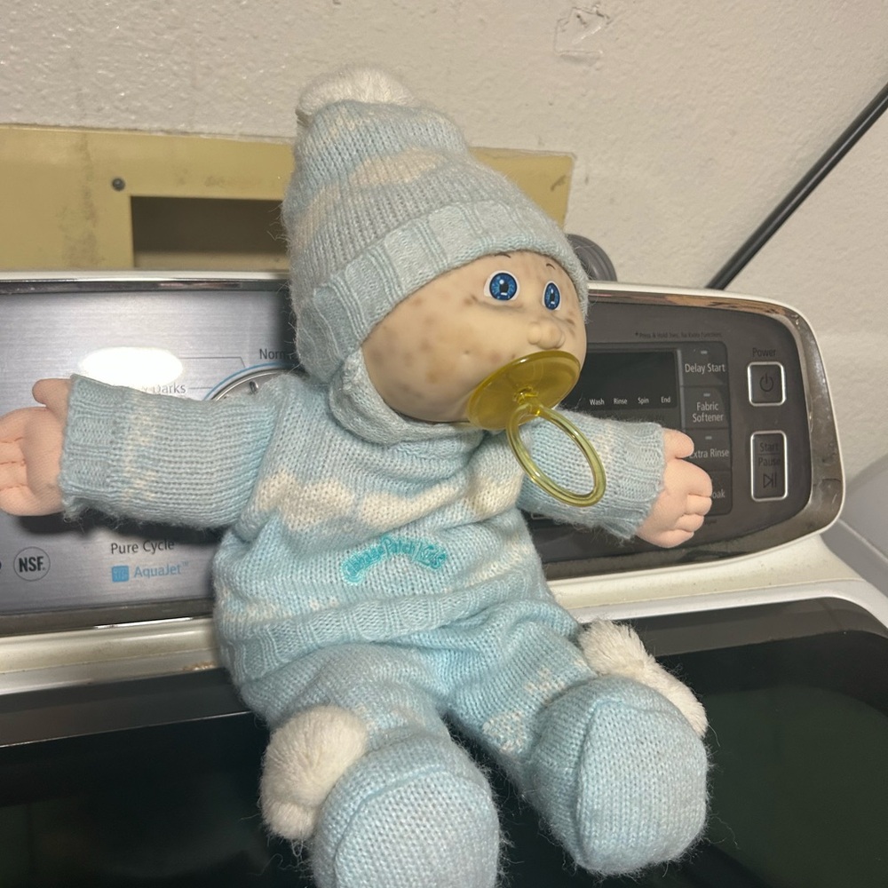 Vintage 80s Cabbage Patch Kids Doll with Measles Chickenpox sick baby doll - Picture 6 of 6